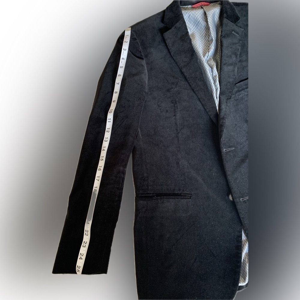 Men’s Alfani Velvet Blazer size 40L - Picture 4 of 10